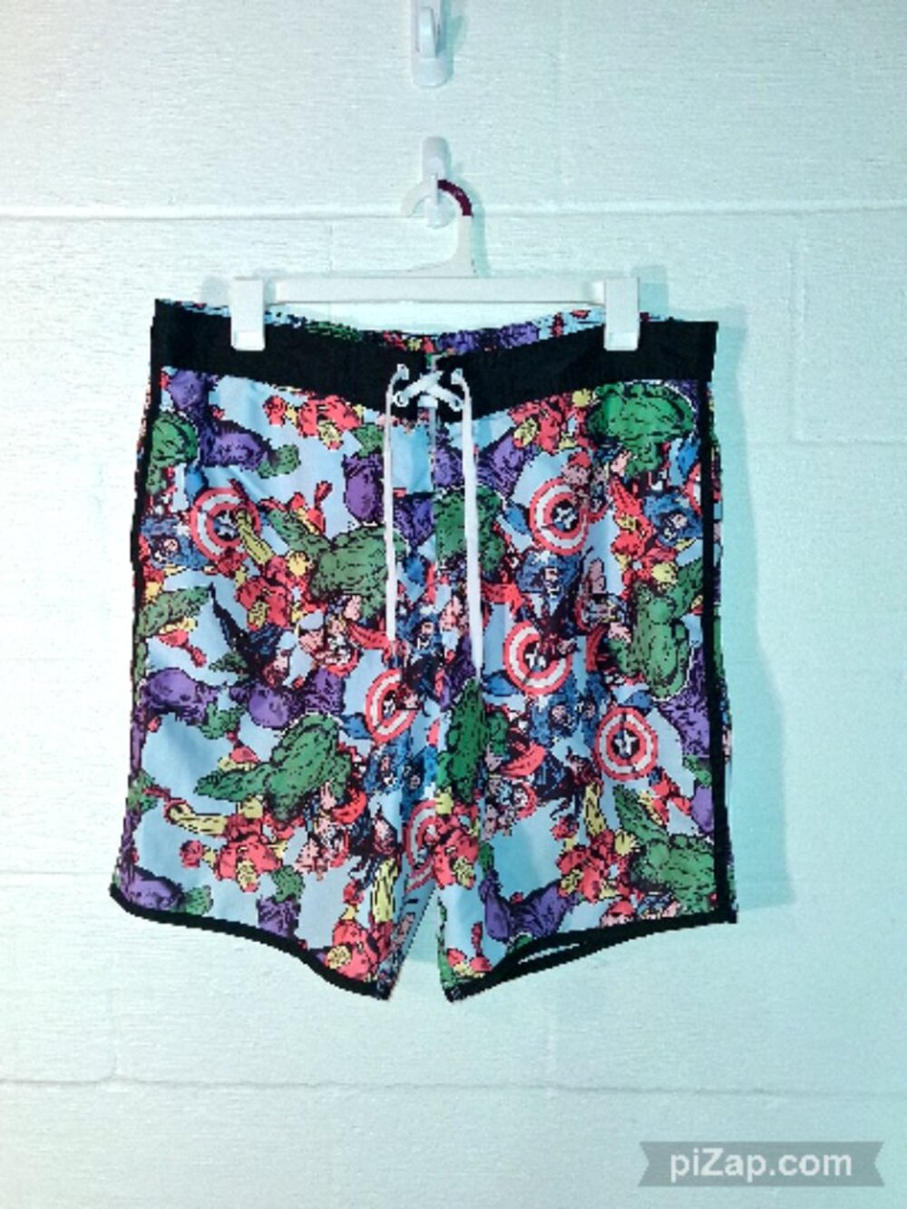 Marvel Comics Superhero Men's Swim Trunks Board Shorts Swimwear Adult XL